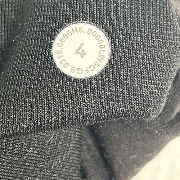 Lululemon 4 Align Pant II 25" Mini Heathered Herringbone Heathered Black White - Picture 4 of 6